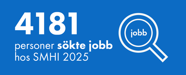4409 personer sökte jobb hos SMHI 2024.