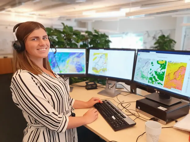 Direktkontakt med meteorolog